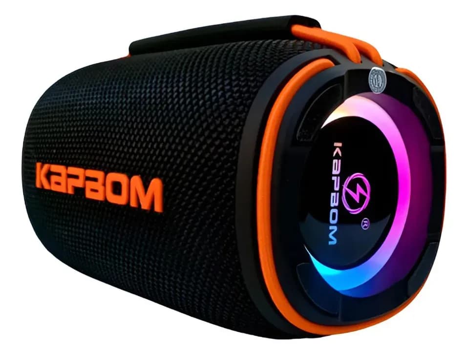 Caixa de Som 60w Bluetooth Portátil Alta Potência Para Exterior - KAPBOM KP-8196